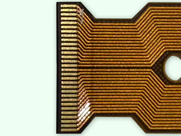 Close-Up of the Connector Gold