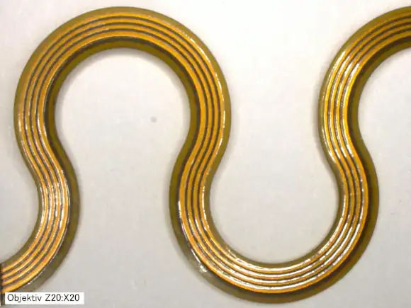 Close-Up of the flexible arm